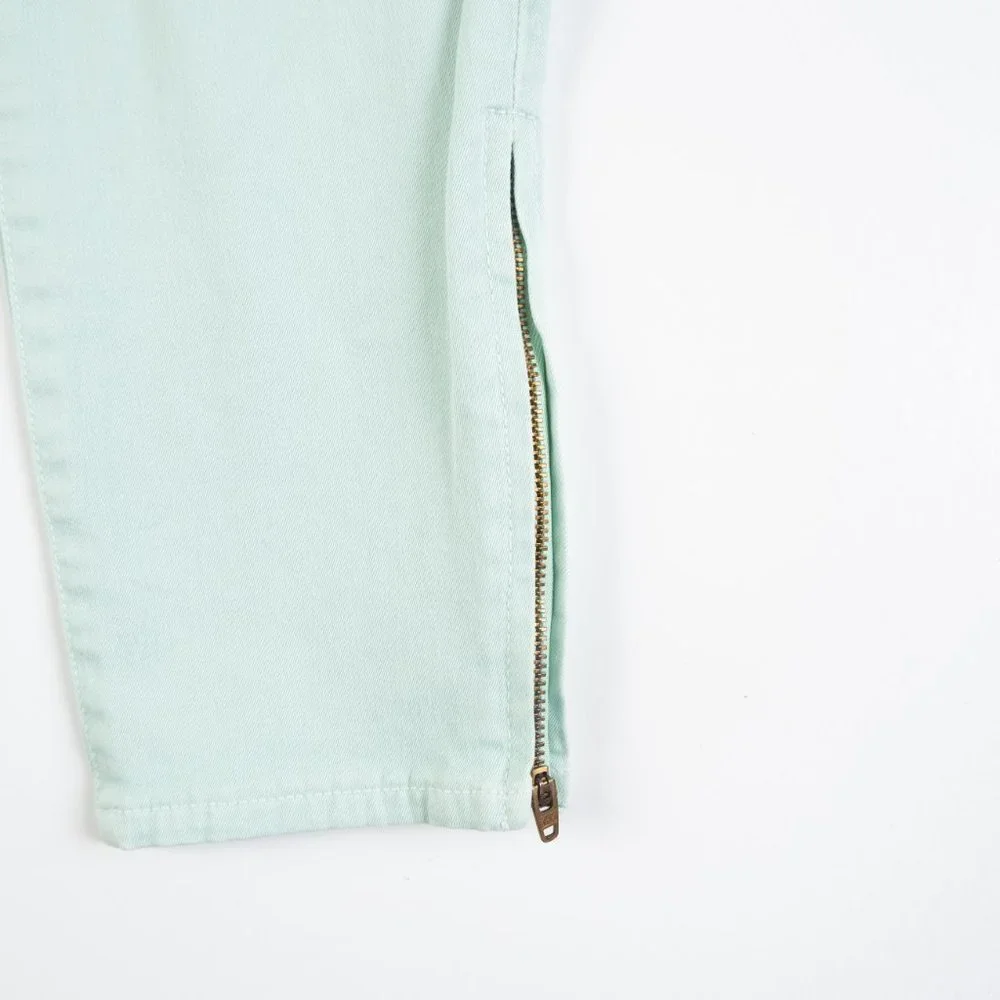 J. CREW Toothpick mint green ankle jeans size 28